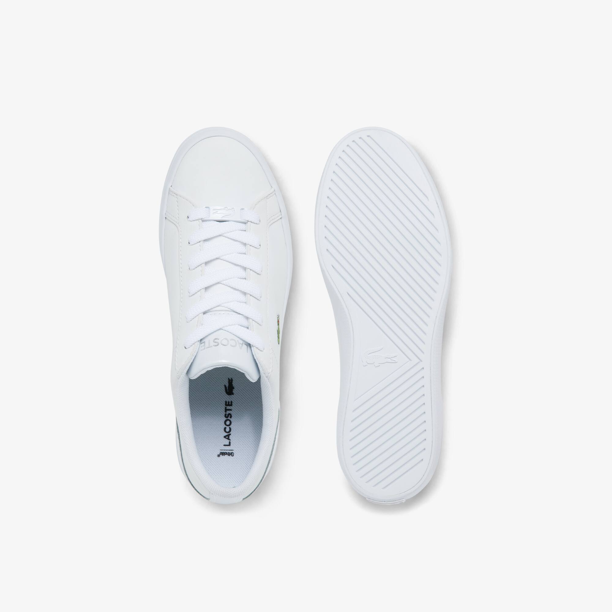 LACOSTE LEROND 317 1 FLE CAJ BLACK LEATHER GIRLS TRAINER SHOE SIZE 3-5.5 NEW LACOSTE LEROND 317 1 FLE CAJ BLACK LEATHER GIRLS TRAINER SHOE SIZE 3-5.5 NEW